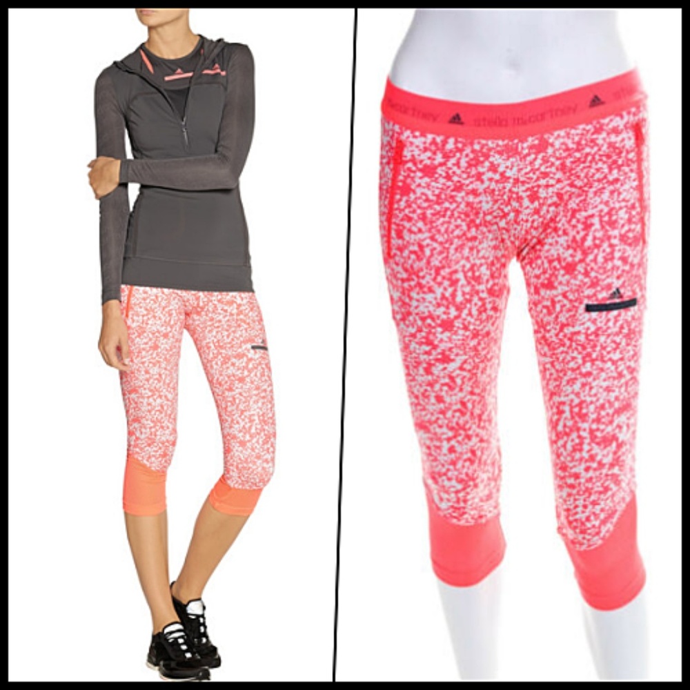 adidas Stella McCartney Low Rise Logo Crops XS